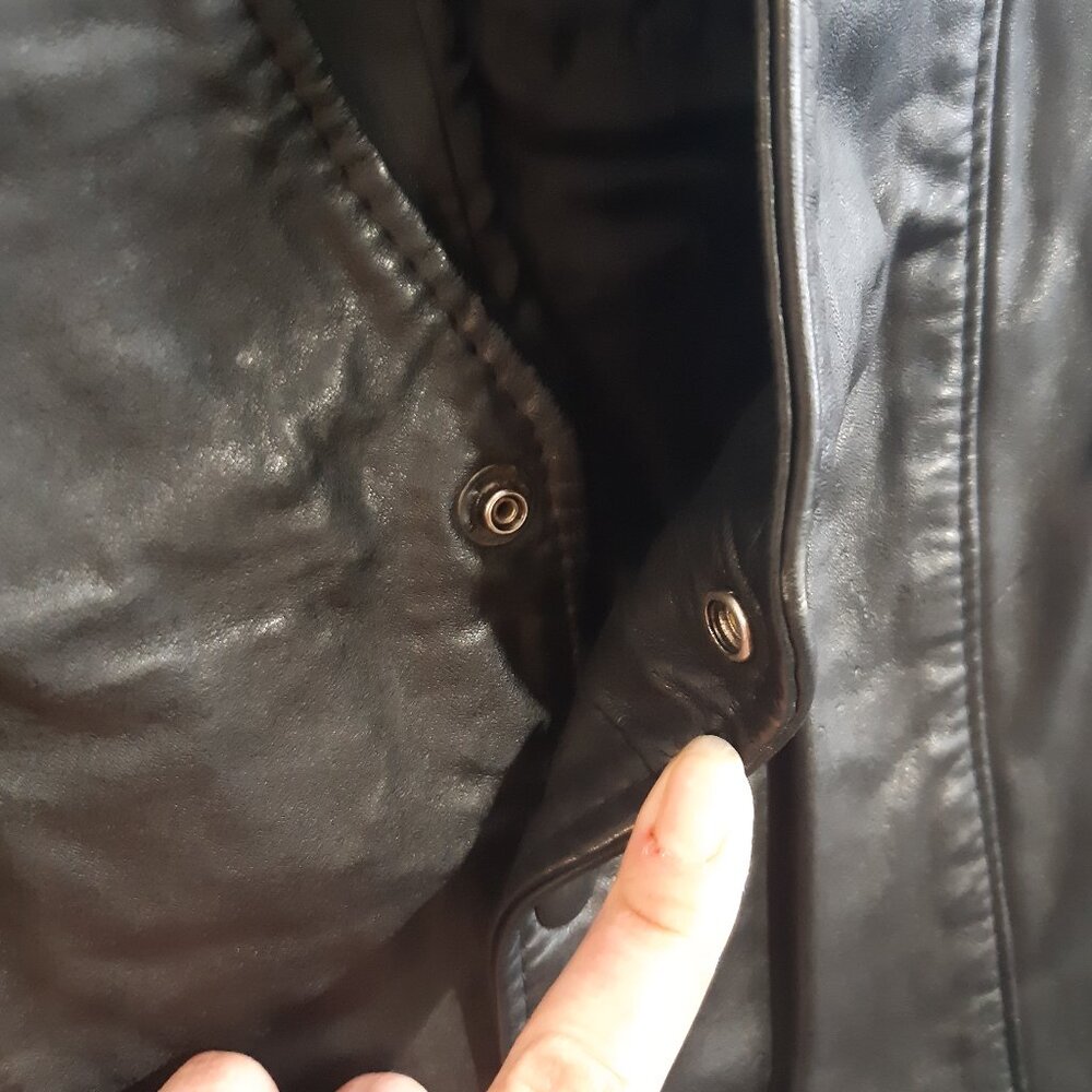 Cuir Mont-Royal Vintage Genuine Leather Bolero Jacket - Slim Fit -Made in Canada - Picture 7 of 13